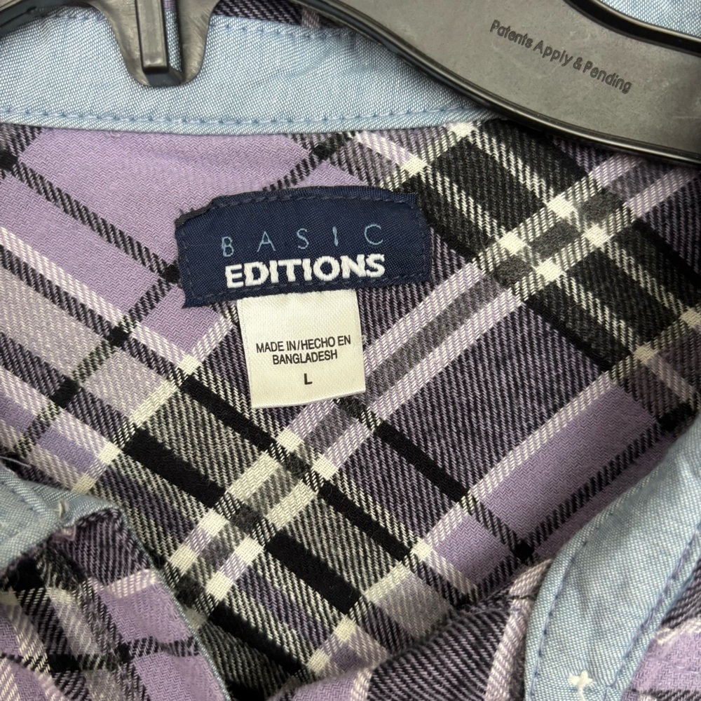 Three Basic Editions Plaid Shirt Bundle - Red, Wh… - image 3